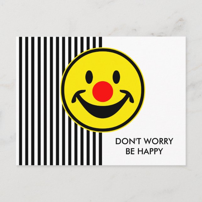Red Nose - yellow + your ideas Postcard (Front)
