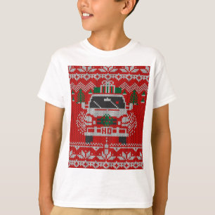 Red Nosed Holiday Road Driver Ugly Sweater Style