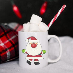 Red Nosed Santa  Coffee Mug