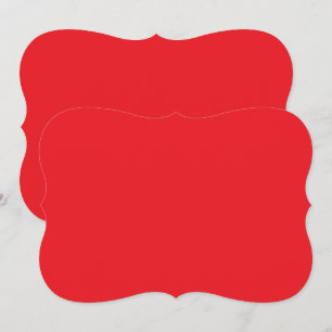 Red Note Card   Bold Custom Stationery Design