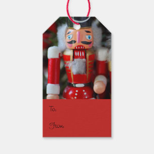 Red Nutcracker Gift Tags