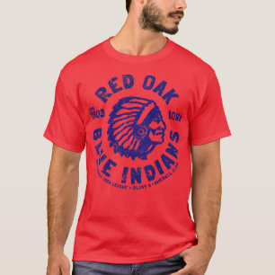Red Oak Blue Indians T-Shirt