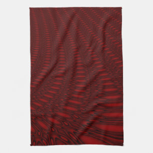 Red Octopus Tentacles Kitchen Towel
