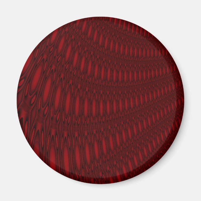 Red Octopus Tentacles Magnet (Front)