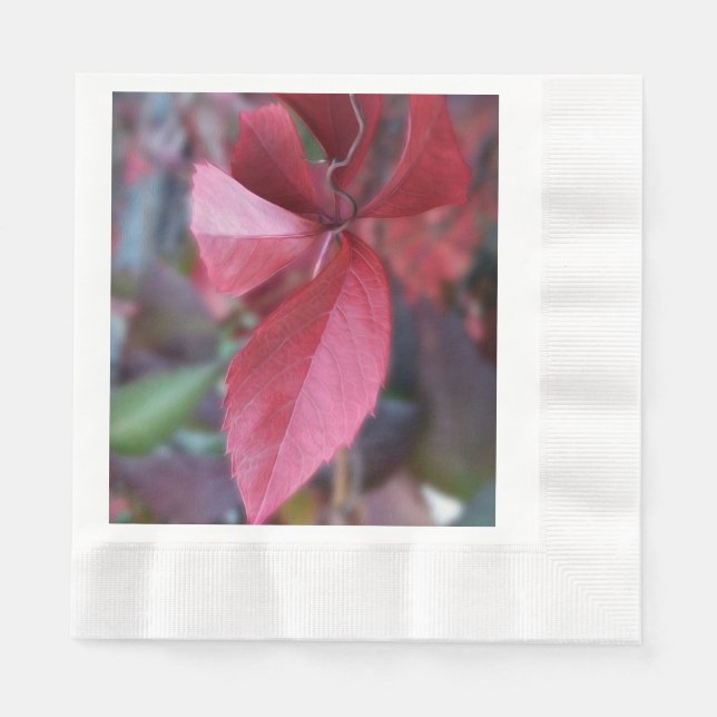 Red of autumn napkin (Front)
