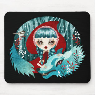 Red of the Woods Mouse Pad