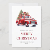 Red Old Truck Fireplace