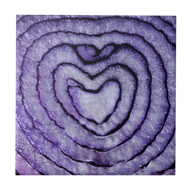 Red Onion Ceramic Tile (Front)