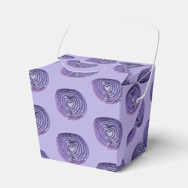 Red Onion Pattern Favour Box (Front Side)