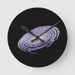 Red Onion Portrait Round Clock