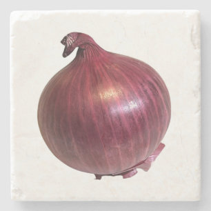 Red Onion Stone Coaster