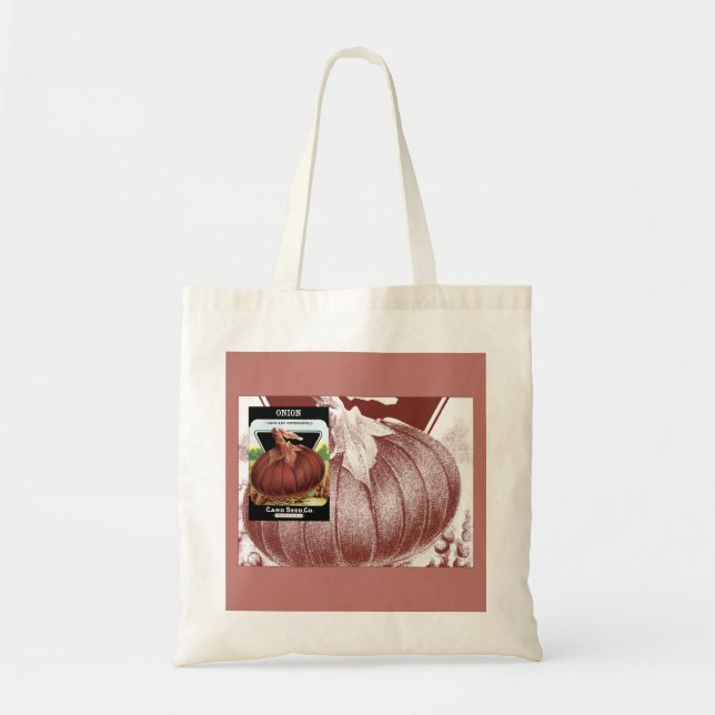 RED ONION TOTE BAG (Front)