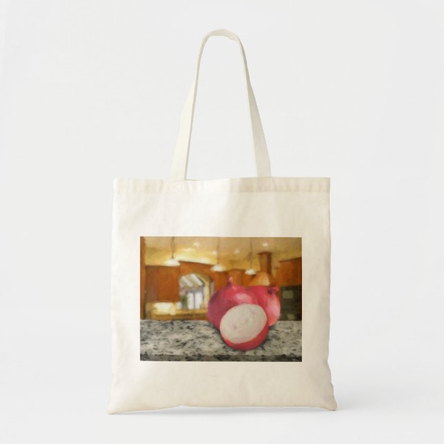 Red Onions Tote Bag (Front)