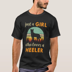 Red Or Blue Heeler Australian Cattle Dog Lover Cut T-Shirt