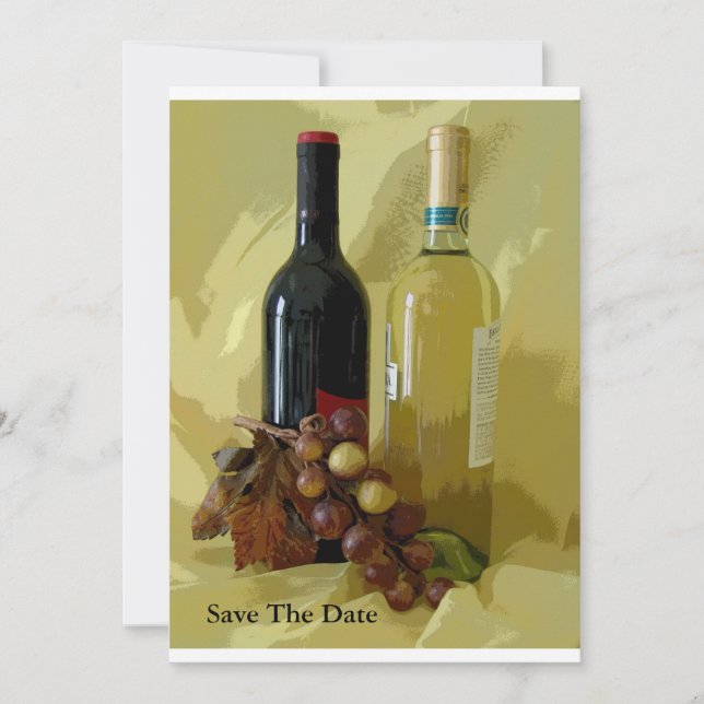 Red or White Save The Date (Front)