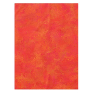 Red Orange Abstract Pattern Tablecloth