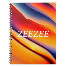 Red, Orange, and Blue Wavy Abstract