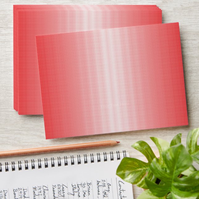 Red, orange, and pink brushstrokes blend together  envelope (Stacked)