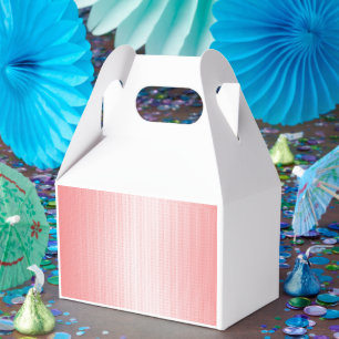 Red, orange, and pink brushstrokes blend together favour box