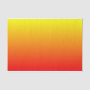 Red, Orange and Yellow Watercolor Gradient Tissue Paper