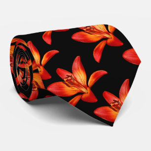 Red Orange Asiatic Lilies Gran Paradiso Tie