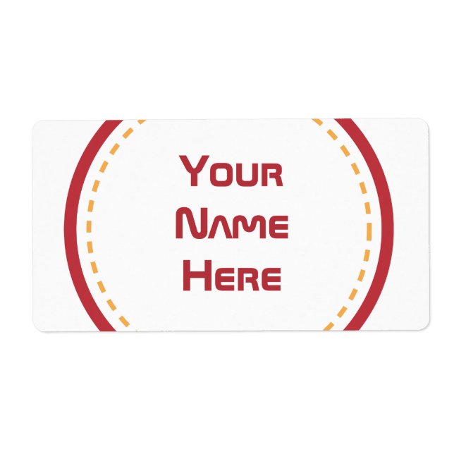 Red Orange Circle (Front)