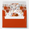 Red & Orange Fall Floral Envelope 2 - Orange V2