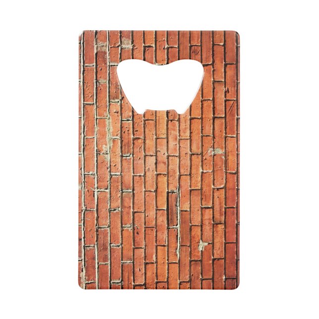 Red Orange Small Brick Wall  (Front)
