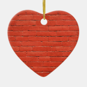 Red Orange Wall Ceramic Tree Decoration