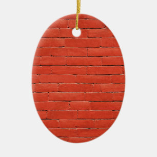 Red Orange Wall Ceramic Tree Decoration