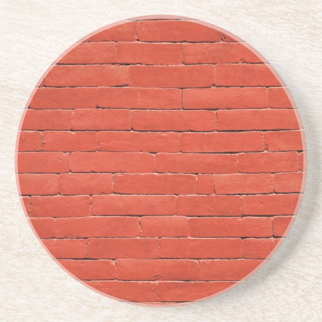 Red Orange Wall Coaster (Front)
