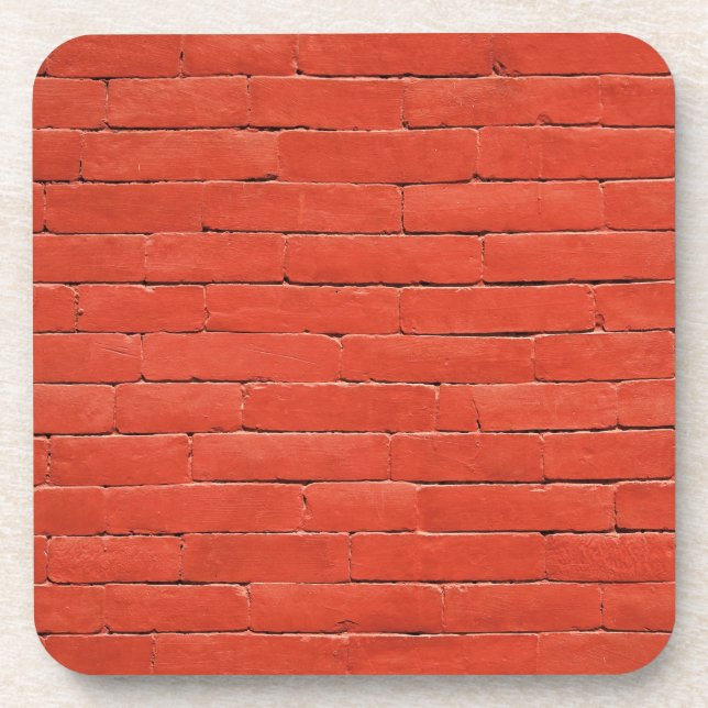Red Orange Wall Coaster (Front)