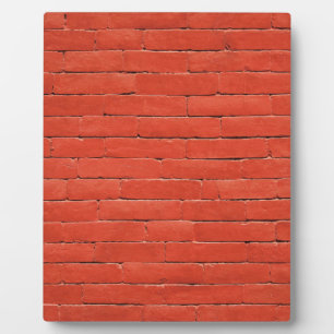 Red Orange Wall Plaque