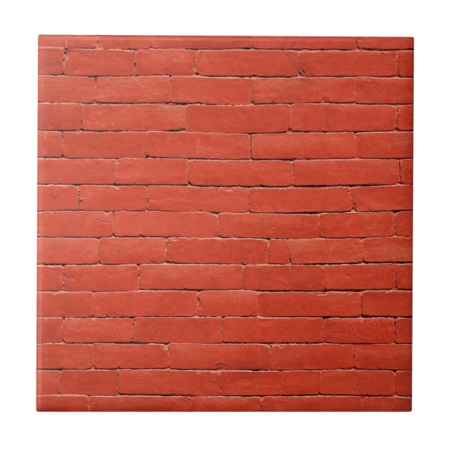 Red Orange Wall Tile (Front)