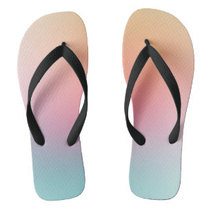 Red Orange Yellow Blue Purple Green Modern Rainbow Thongs