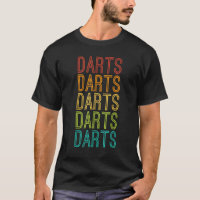 Red Orange Yellow Green Blue Vintage Darts