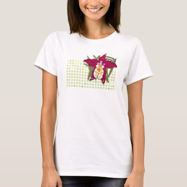 Red Orchid Spaghetti Strap Top (Front)