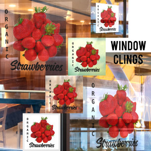 Red Organic Strawberries Photographic