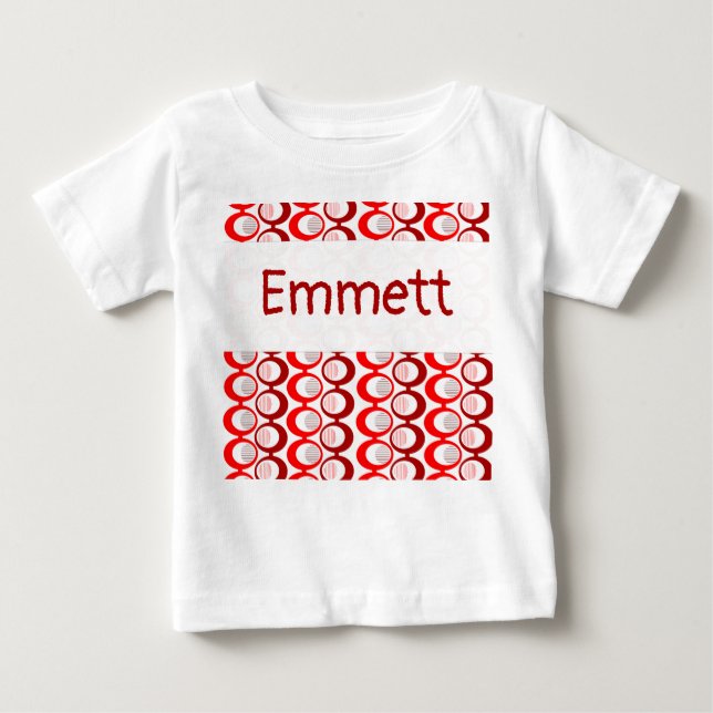 Red Oval Strings  Baby T-Shirt (Front)