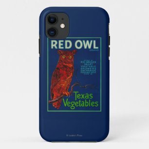 Red Owl Vegetable Label iPhone 11 Case