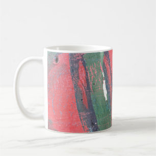 Red painting hand drawn backgroundabstract,abstrac coffee mug