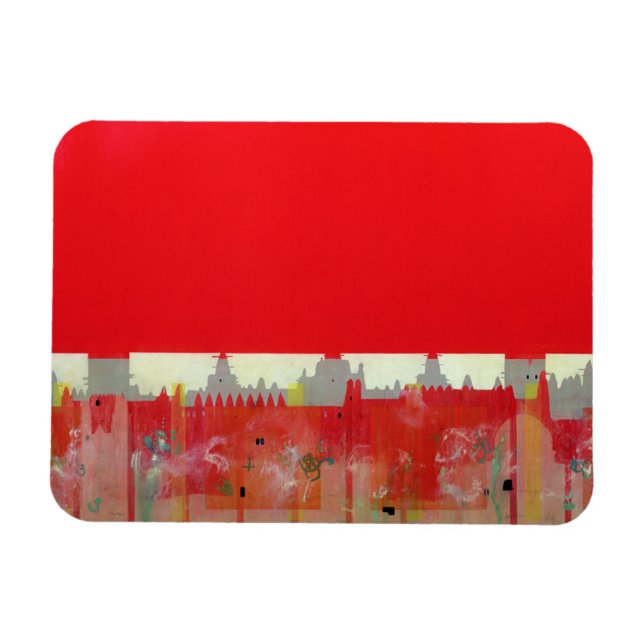 Red Painting Magnet (Horizontal)
