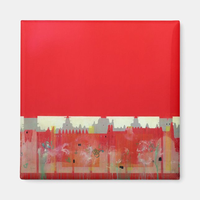 Red Painting Magnet (Front)