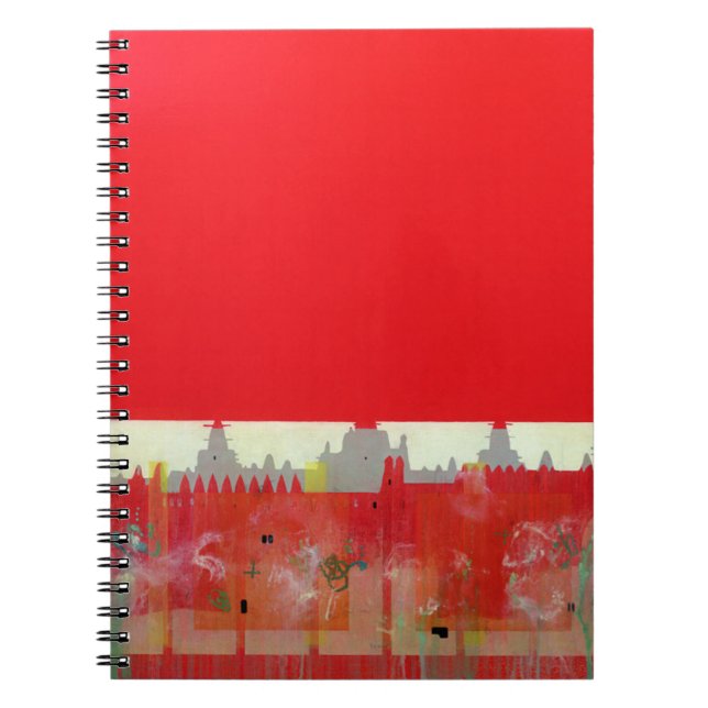 Red Painting Notebook (Front)