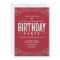 Red Paisley Birthday Invitations
