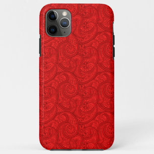 Red Paisley iPhone 11 Pro Max Case