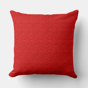 Red Paisley Cushion