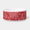 Red Paisley Damask Designer Floral Classic