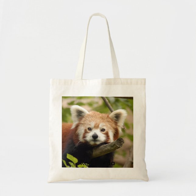 Red Panda-007, Red Panda Tote Bag (Front)