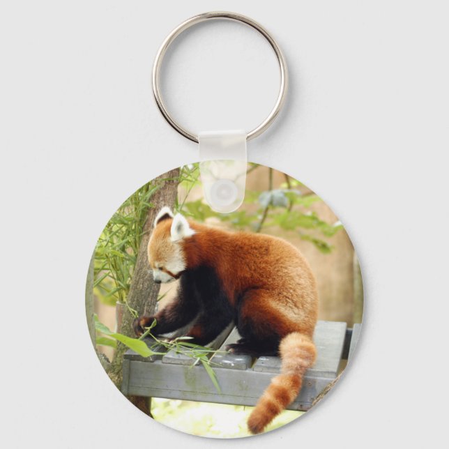 red-panda-028 key ring (Front)